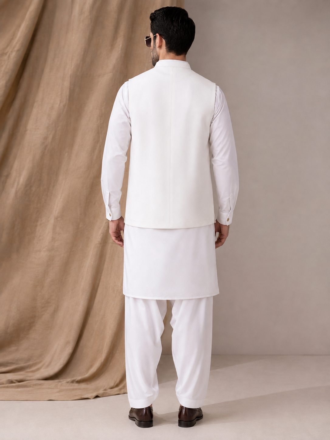 Off White Regal Luxe WaistCoat