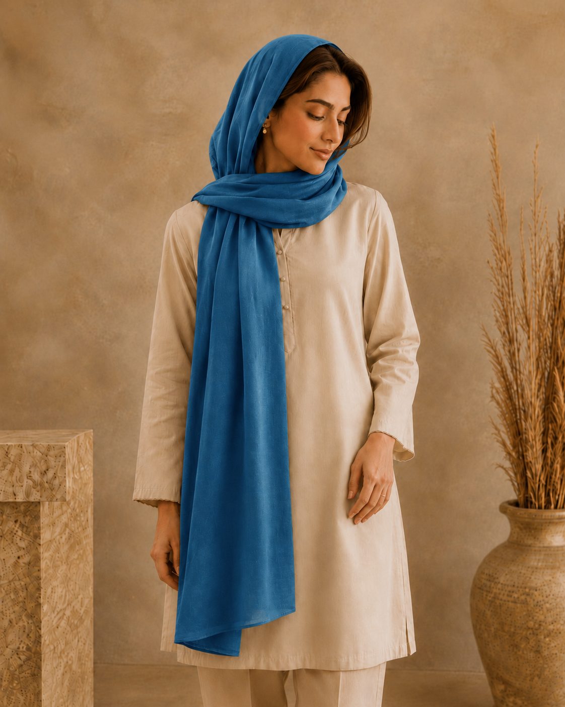 Silk Satin 1 Piece scarf