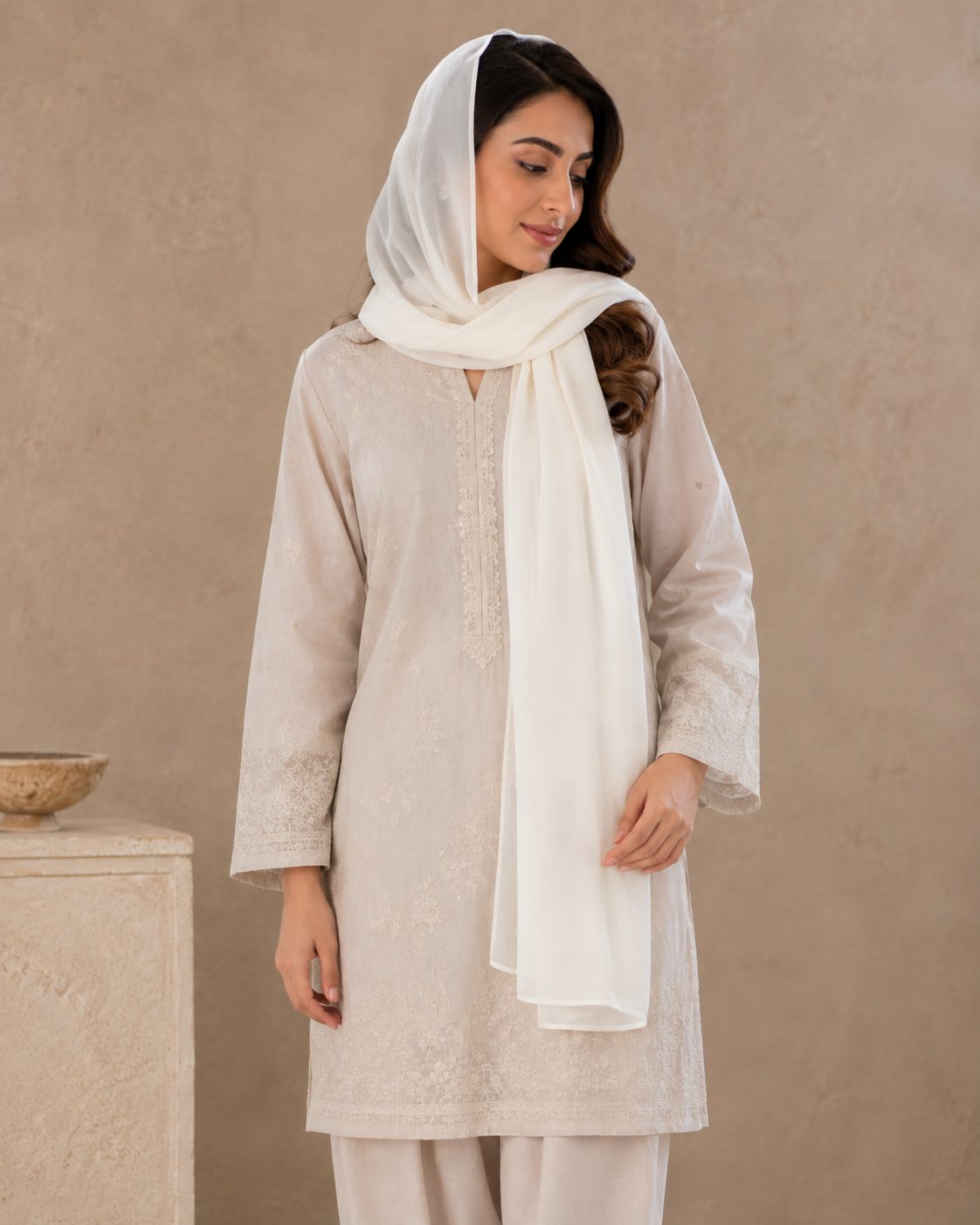 Silk Satin 1 Piece scarf
