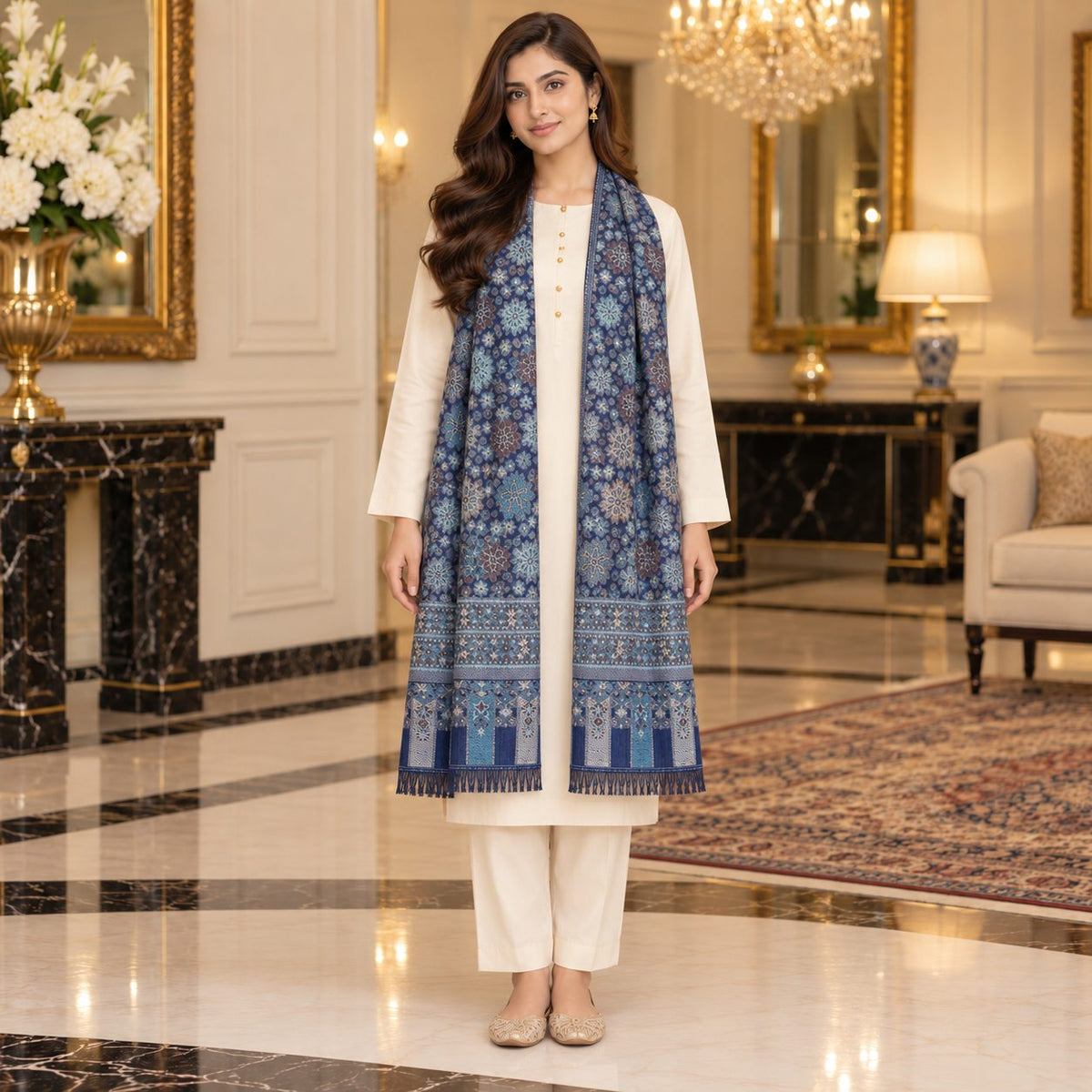 Timeless Grace Wool Stole