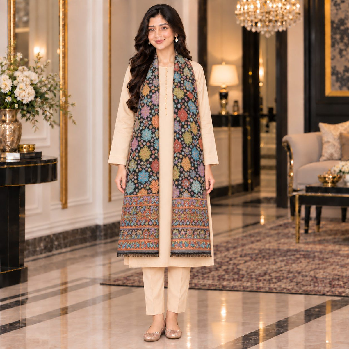 Timeless Grace Wool Stole
