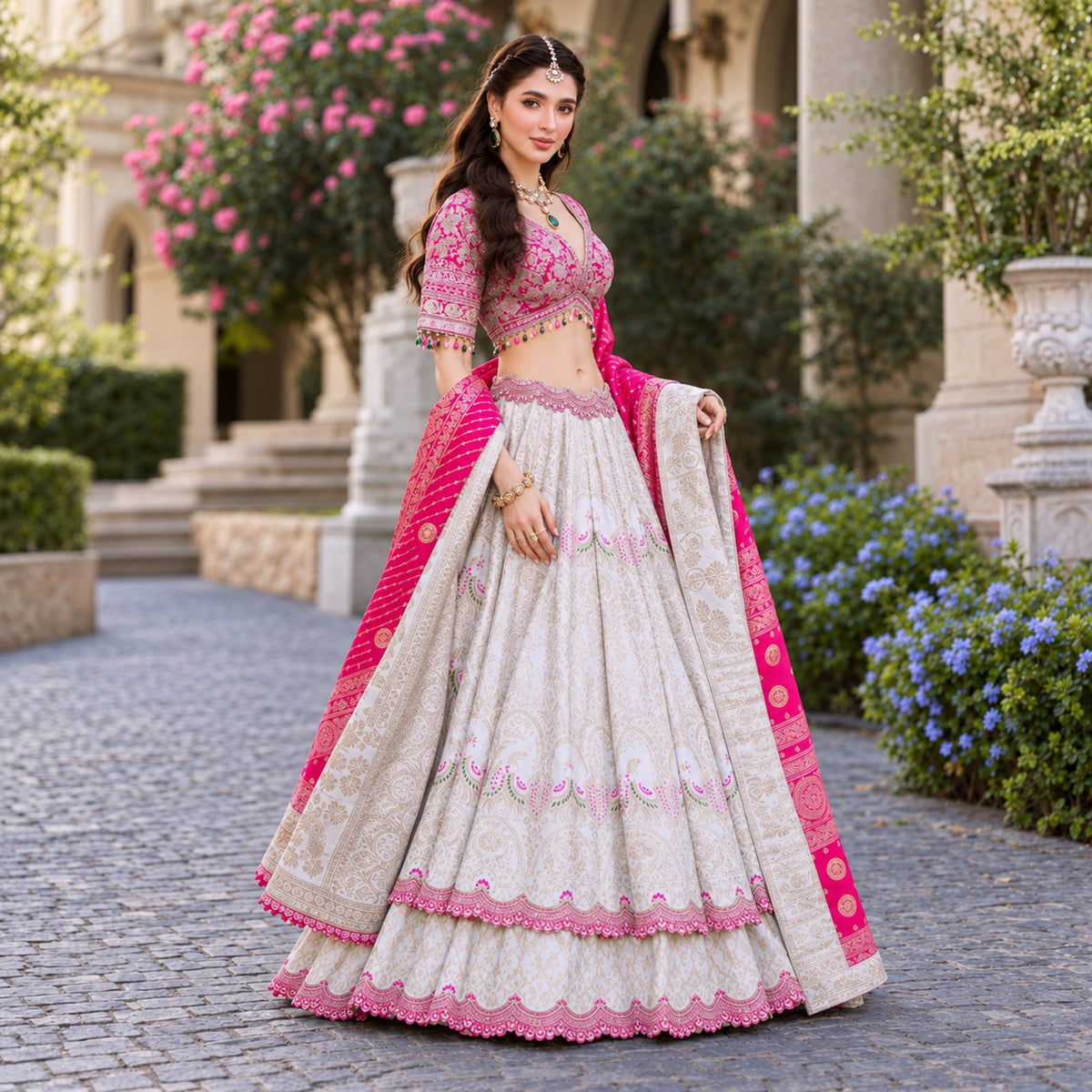 Aurelia Embroidered Lehenga Set