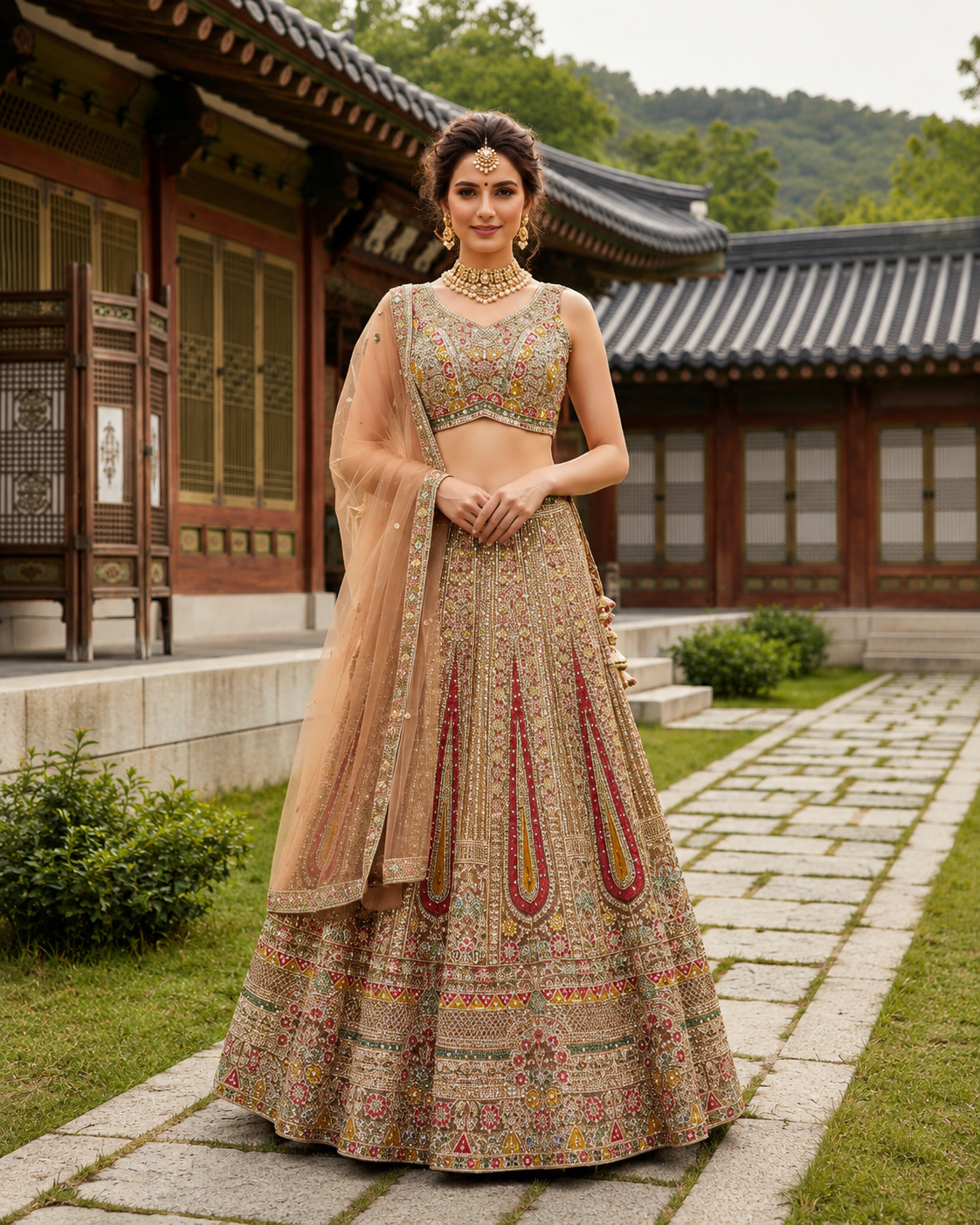 Imperial Heritage 3-Piece Lehenga Set