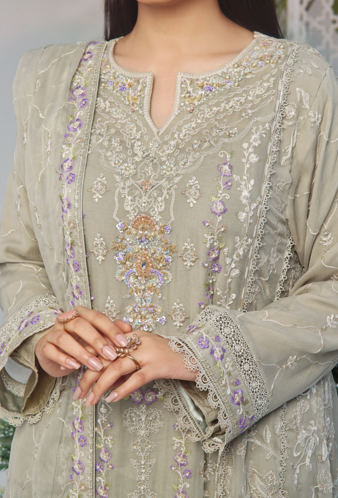 Sage Bloom Elegance Premium 3-Piece Set