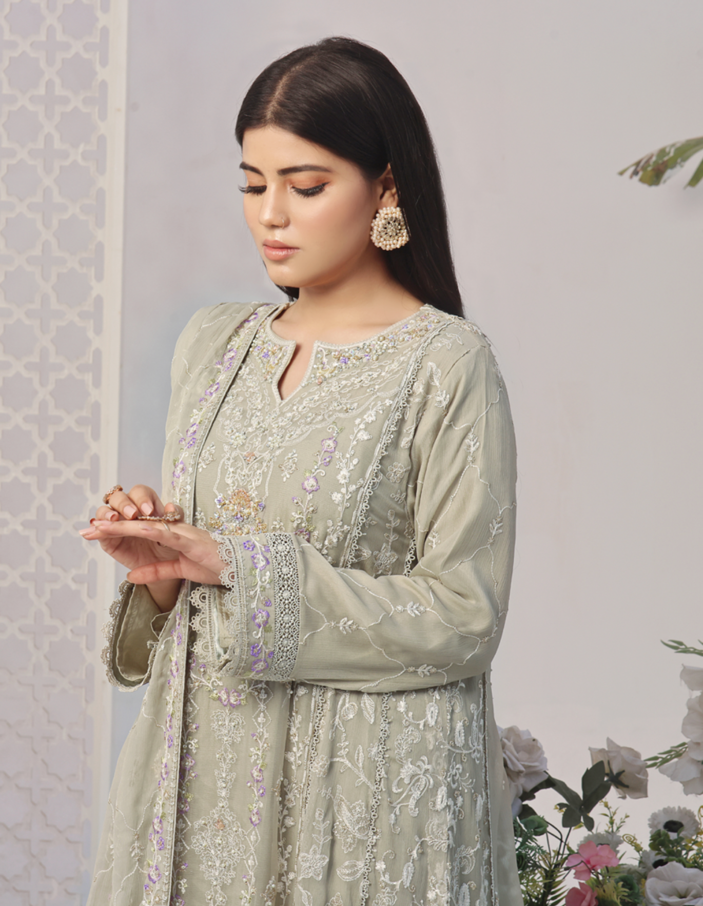 Sage Bloom Elegance Premium 3-Piece Set