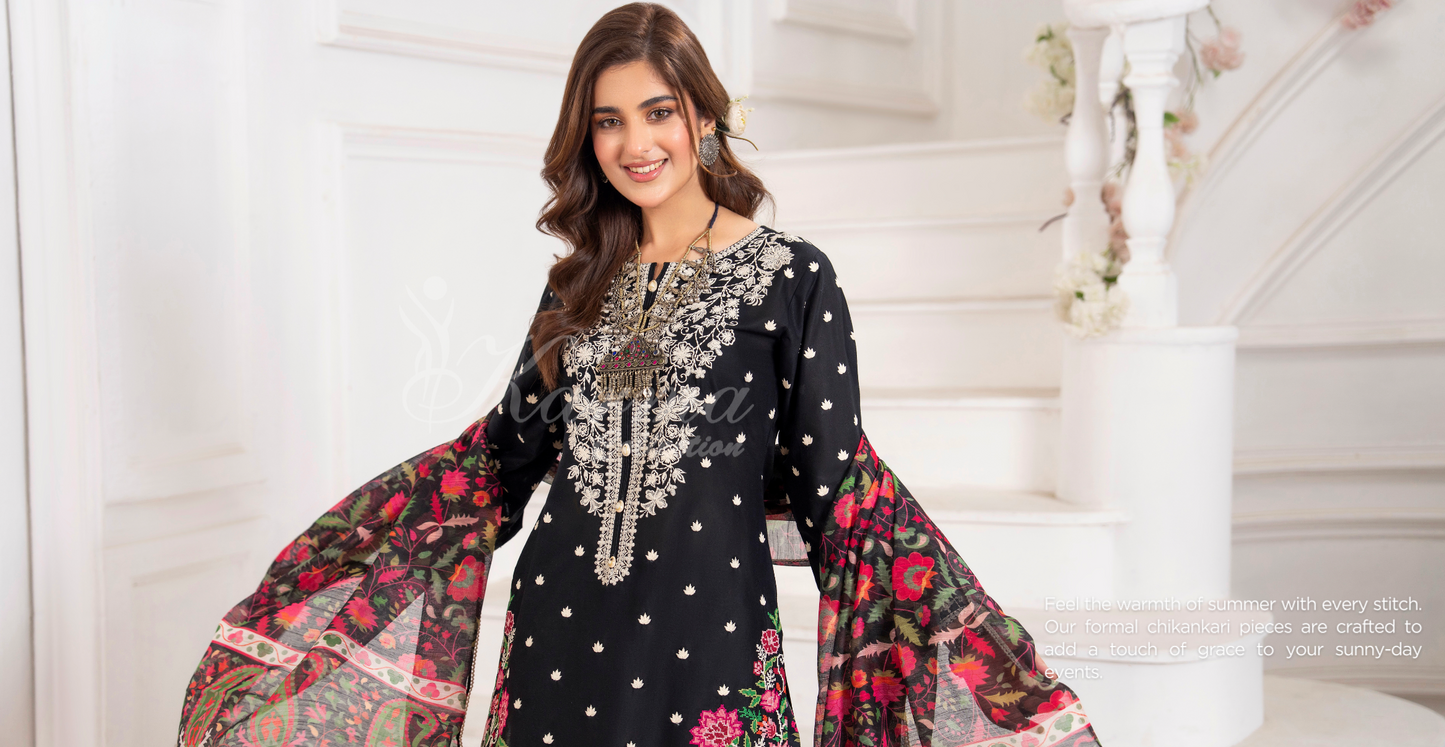 Shaam-e-Gulzar 3-Piece Set - New Arrival