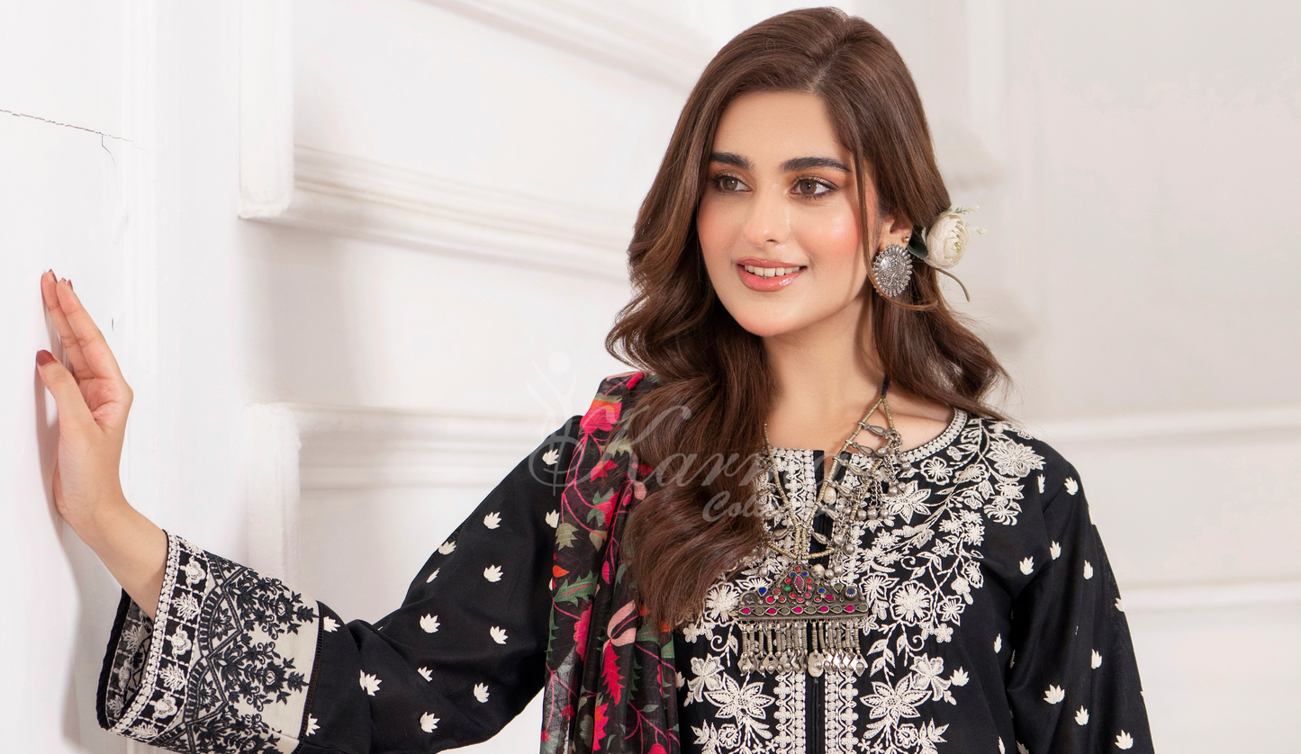 Shaam-e-Gulzar 3-Piece Set - New Arrival