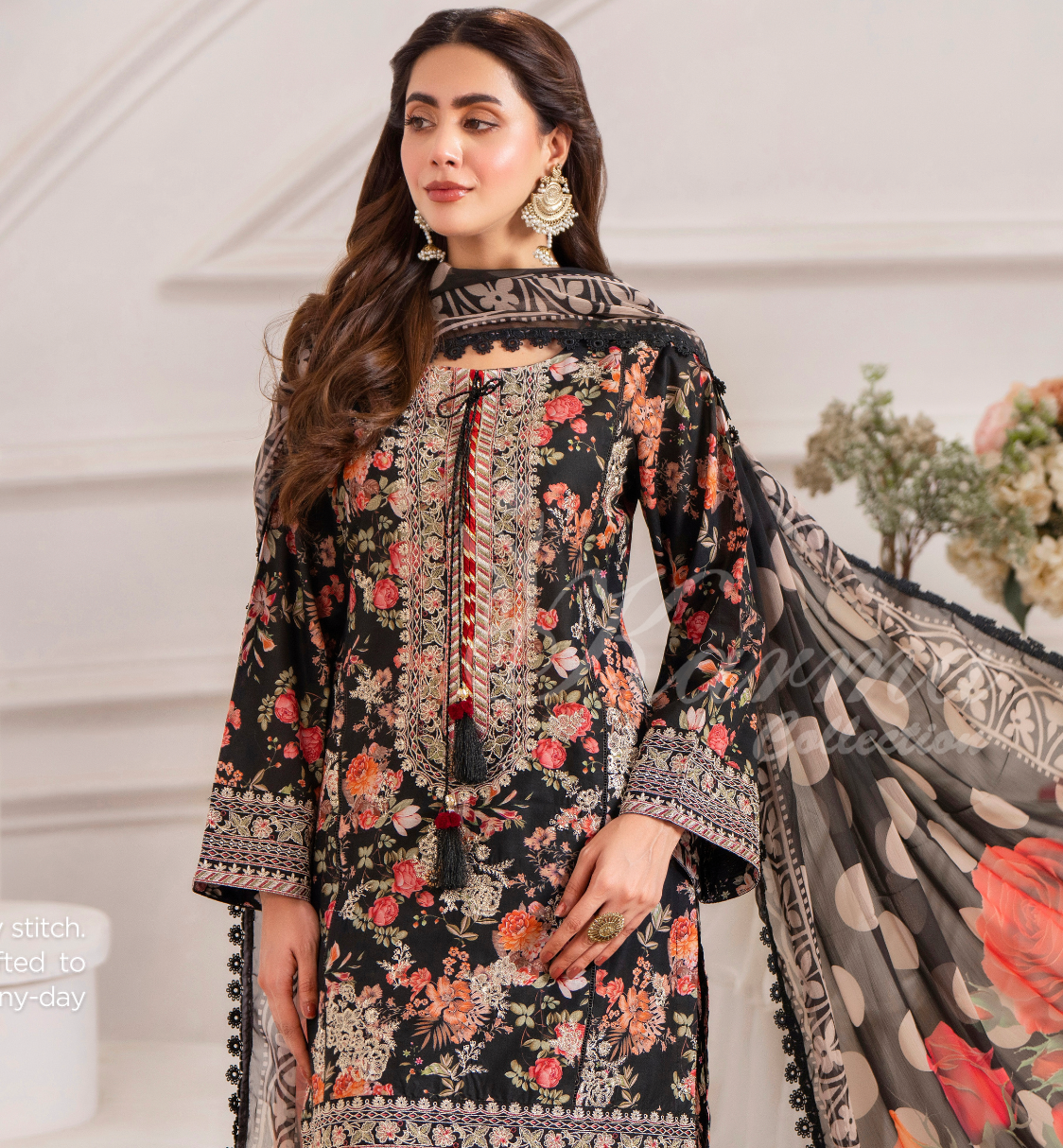 Gul-e-Shabnam 3-Piece Set - New Arrival