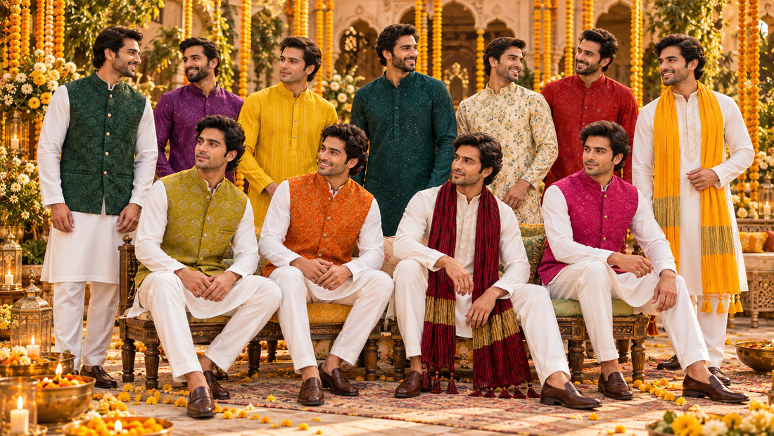Men’s Mehndi Outfit Ideas: Traditional Looks for Men