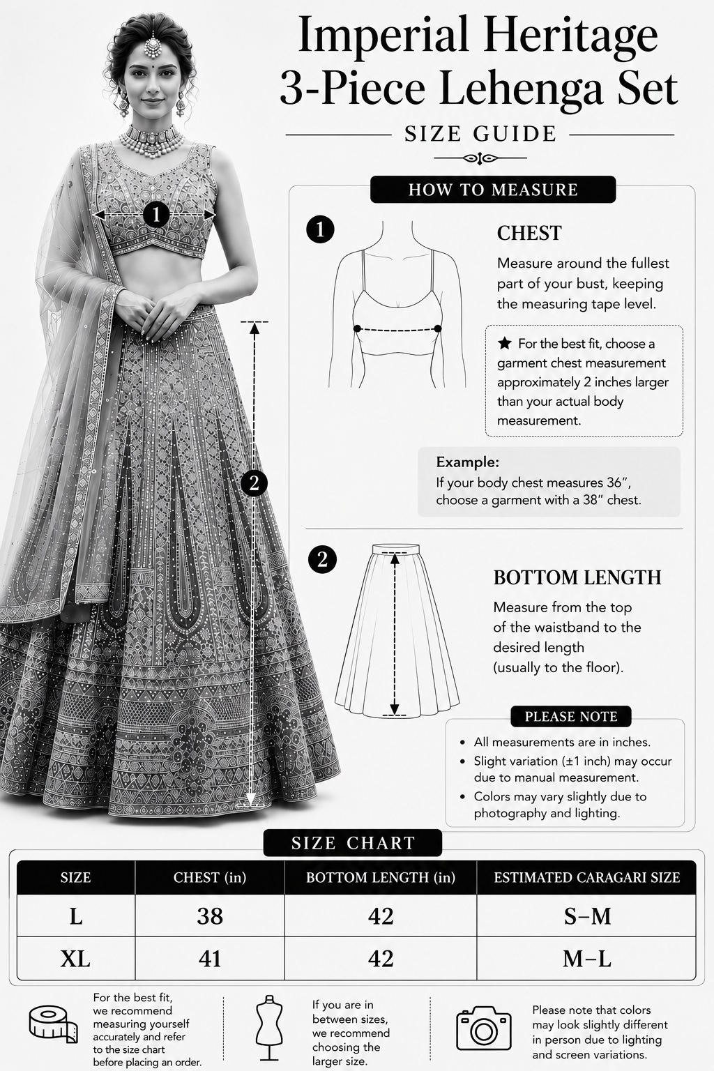 Imperial Heritage 3-Piece Lehenga Set