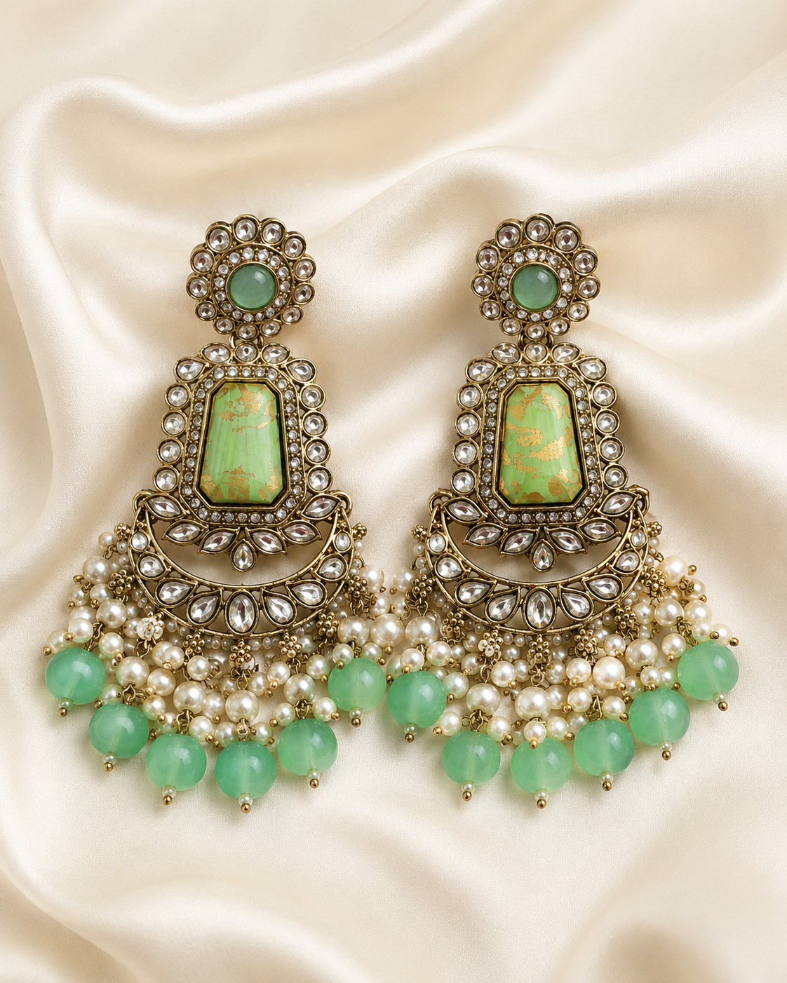 Mint Royale Chandbali Earrings
