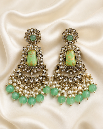 Mint Royale Chandbali Earrings