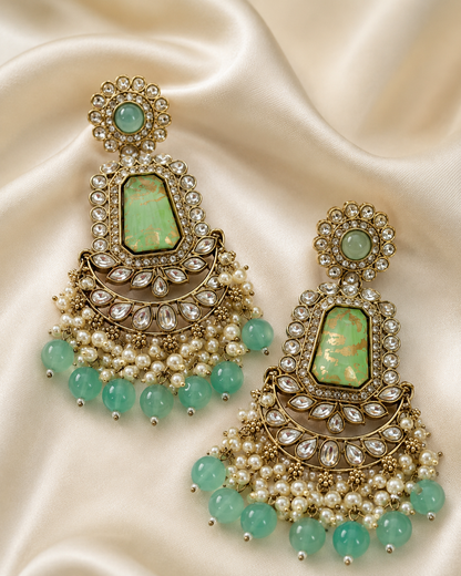 Mint Royale Chandbali Earrings