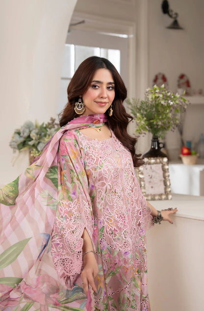 Ruby Heritage 3-Piece Printed Lawn Suit