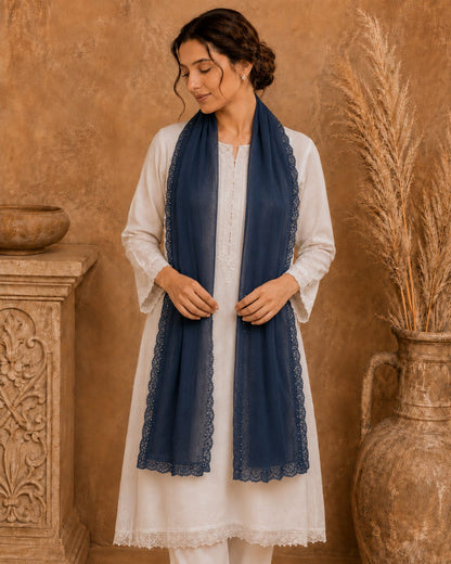 Elegant Pearl  1 piece lawn Scarf