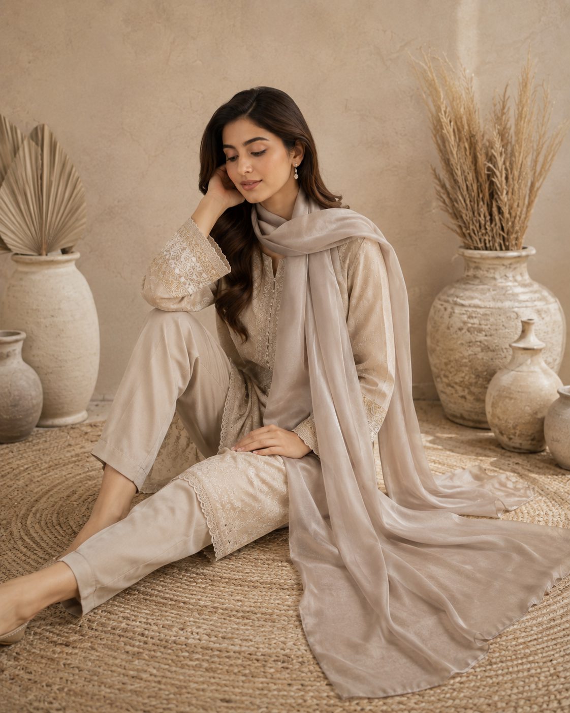 Silk Satin 1 Piece scarf