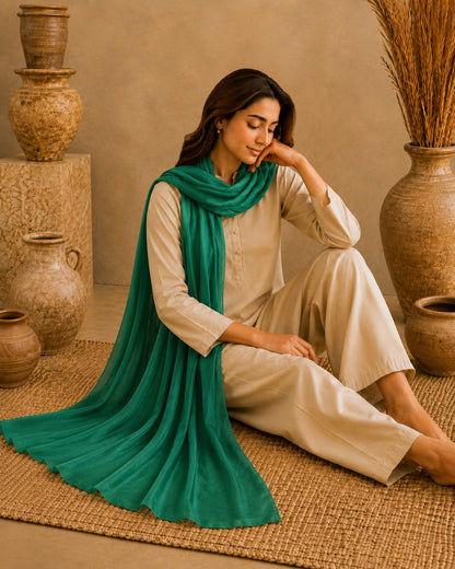 Silk Satin 1 Piece scarf