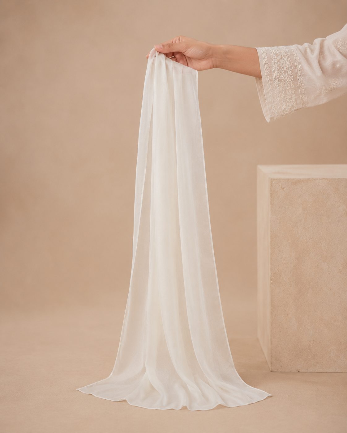 Silk Satin 1 Piece scarf