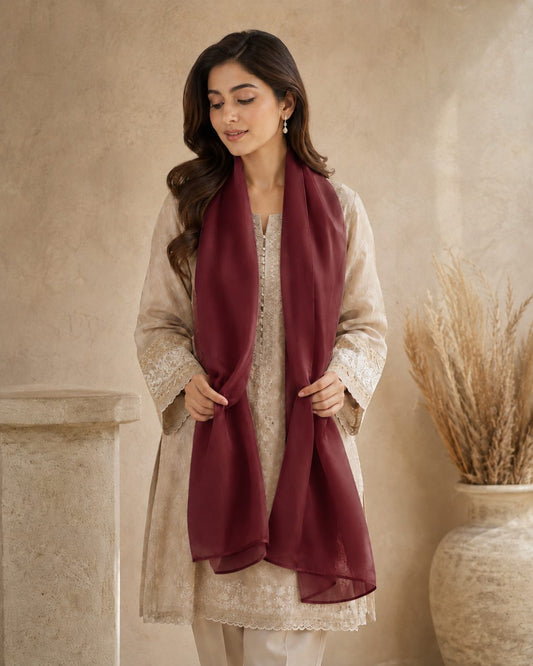 Silk Satin 1 Piece scarf