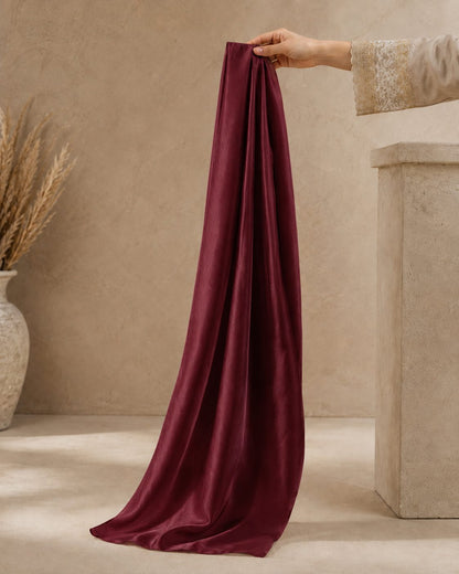 Silk Satin 1 Piece scarf