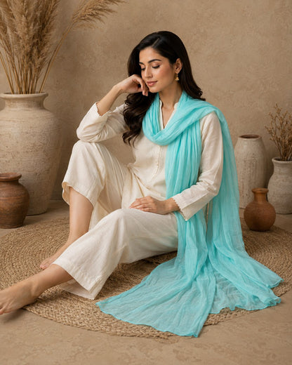 Essential Plain 1 piece lawn Scarf