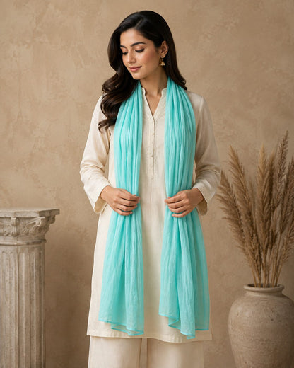 Essential Plain 1 piece lawn Scarf