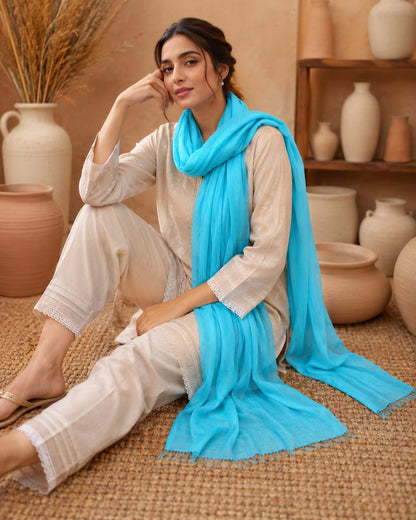 Essential Plain 1 piece lawn Scarf