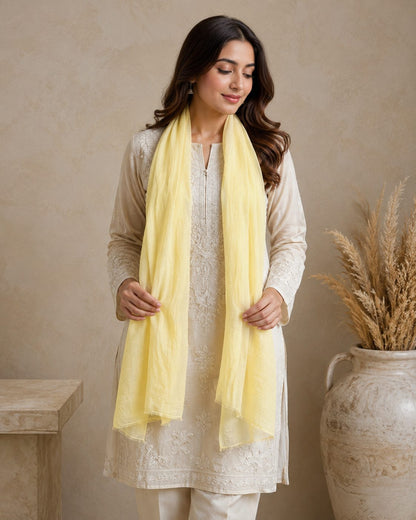 Essential Plain 1 piece lawn Scarf