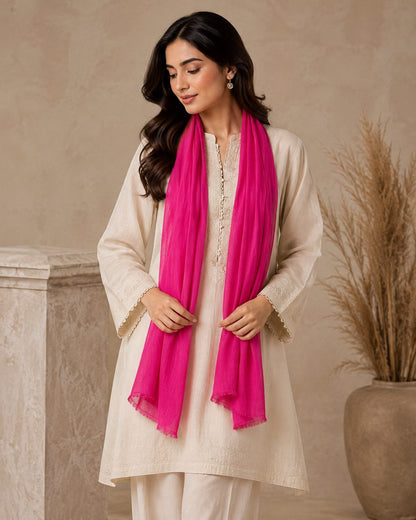Essential Plain 1 piece lawn Scarf