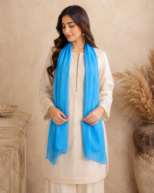 Essential Plain 1 piece lawn Scarf