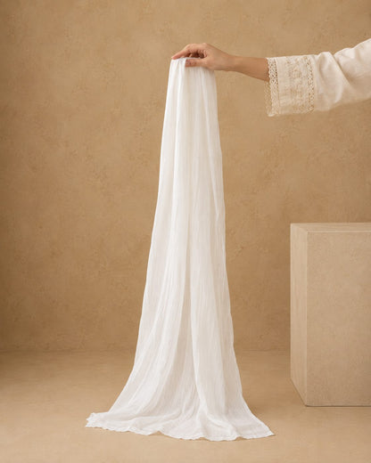 Essential Plain 1 piece lawn Scarf