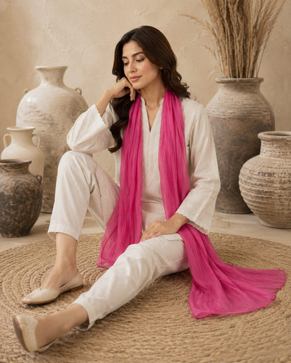 Essential Plain 1 piece lawn Scarf