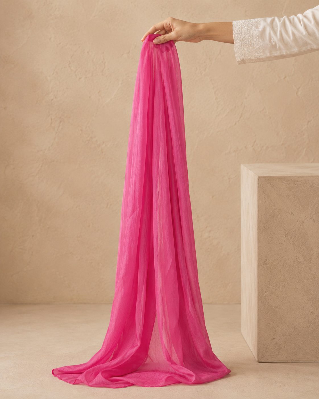 Essential Plain 1 piece lawn Scarf
