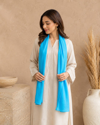 Essential Plain 1 piece lawn Scarf