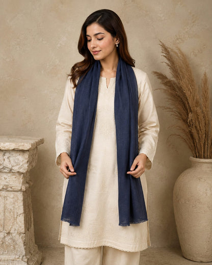 Essential Plain 1 piece lawn Scarf