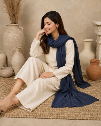 Essential Plain 1 piece lawn Scarf