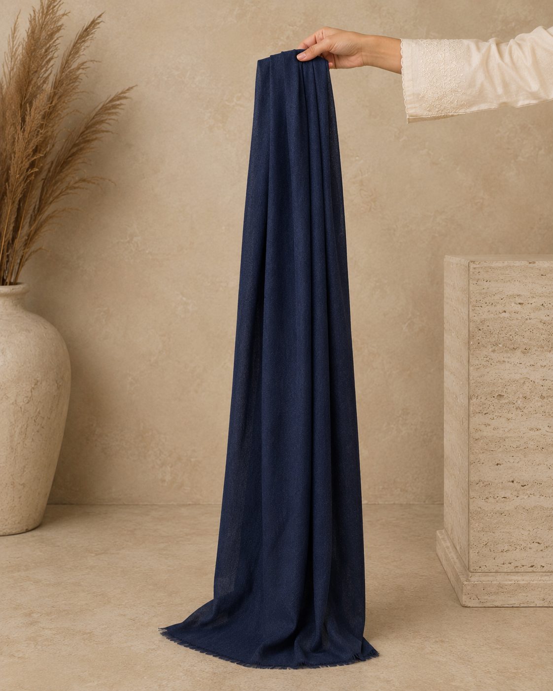 Essential Plain 1 piece lawn Scarf