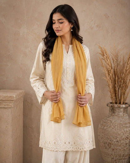 Essential Plain 1 piece lawn Scarf