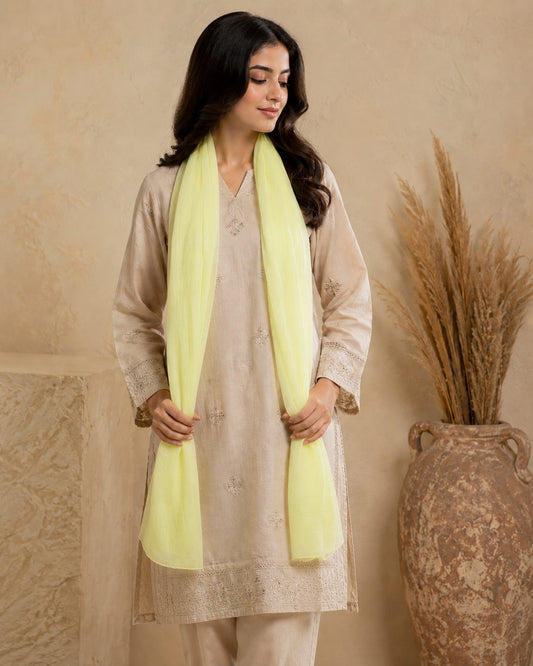Essential Plain 1 piece lawn Scarf