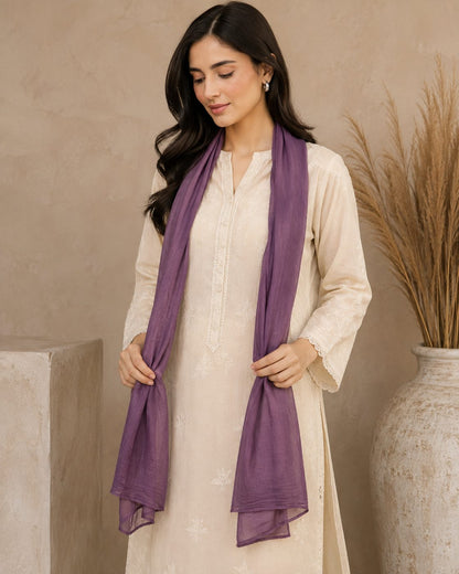 Essential Plain 1 piece lawn Scarf
