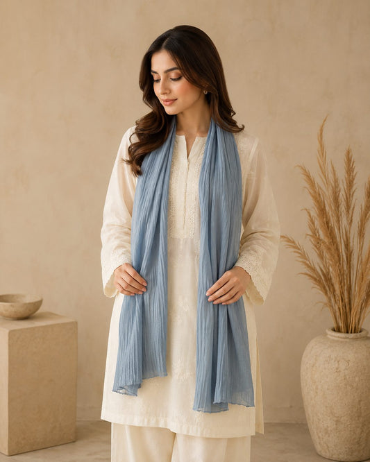Essential Plain 1 piece lawn Scarf
