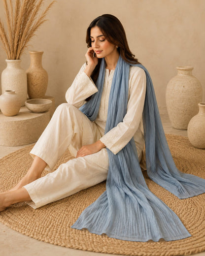 Essential Plain 1 piece lawn Scarf