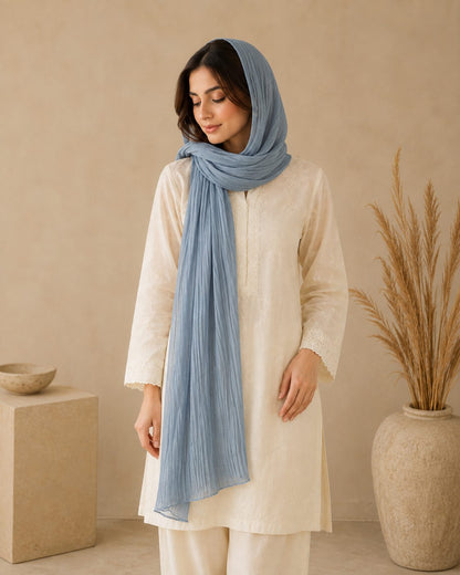 Essential Plain 1 piece lawn Scarf