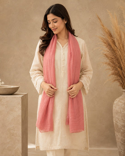 Essential Plain 1 piece lawn Scarf