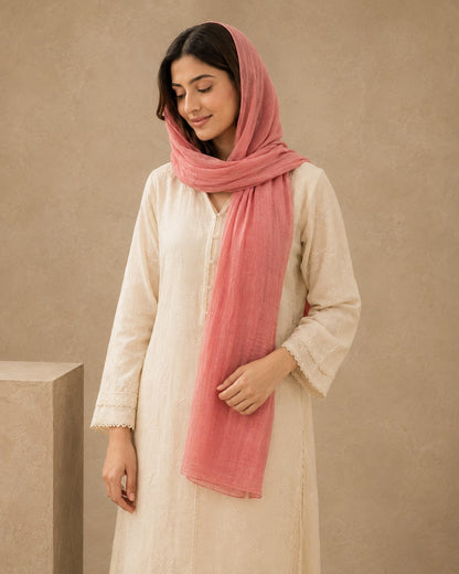 Essential Plain 1 piece lawn Scarf