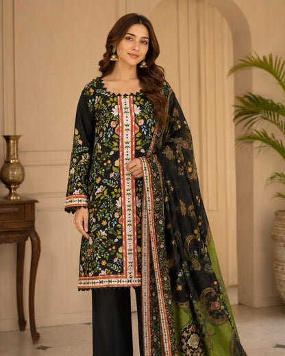 Garden Bliss 3 Piece Digital Print Suit