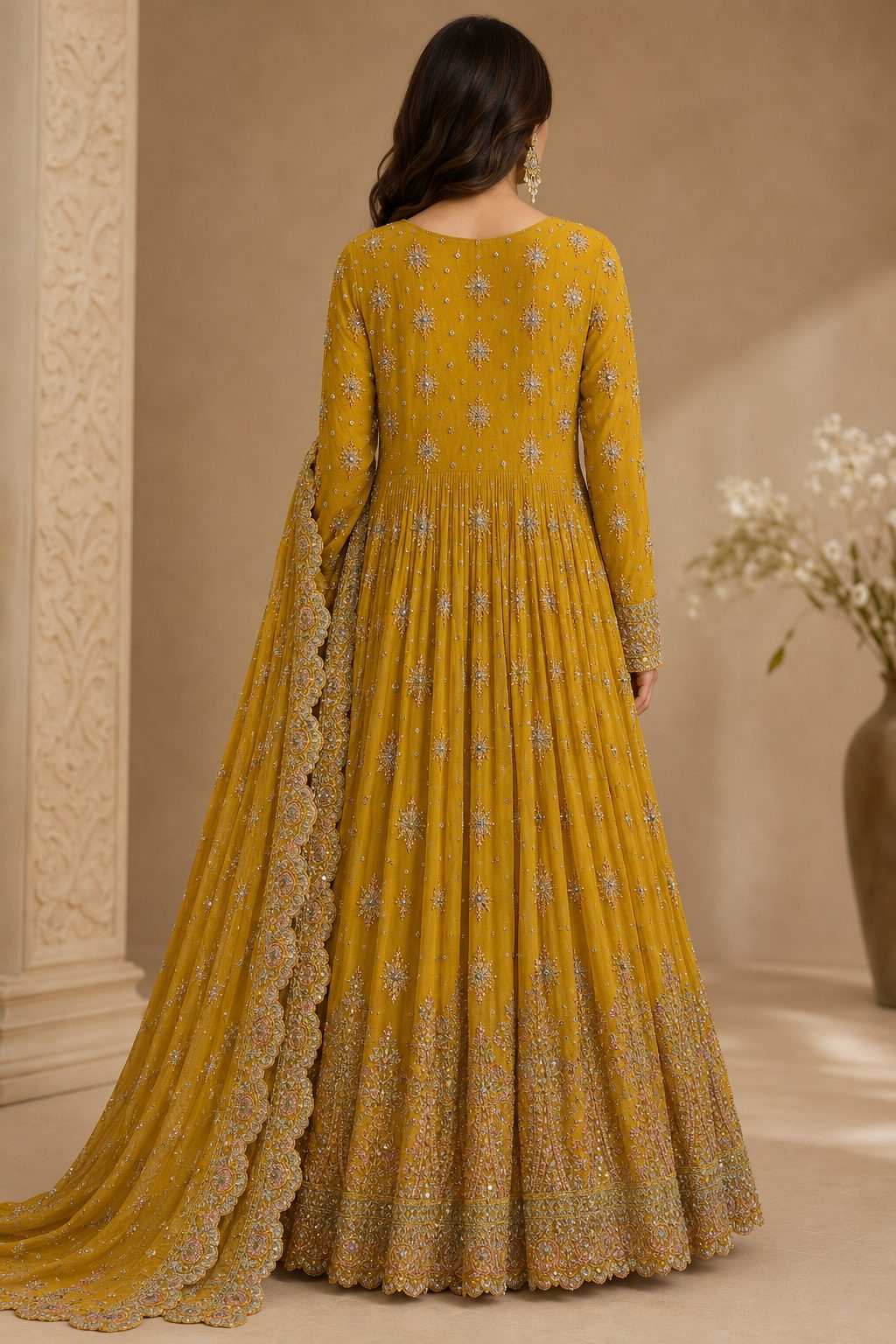 Signature Embroidered Maxi Dress