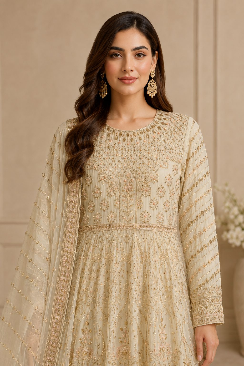 Signature Embroidered Maxi Dress