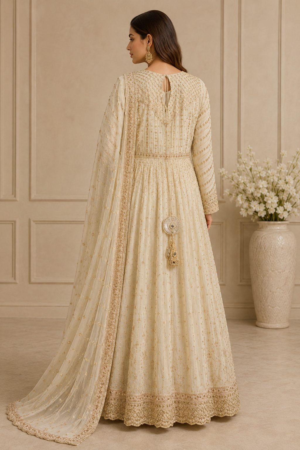 Signature Embroidered Maxi Dress
