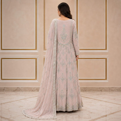 Celestial Grace Embroidered Women Maxi